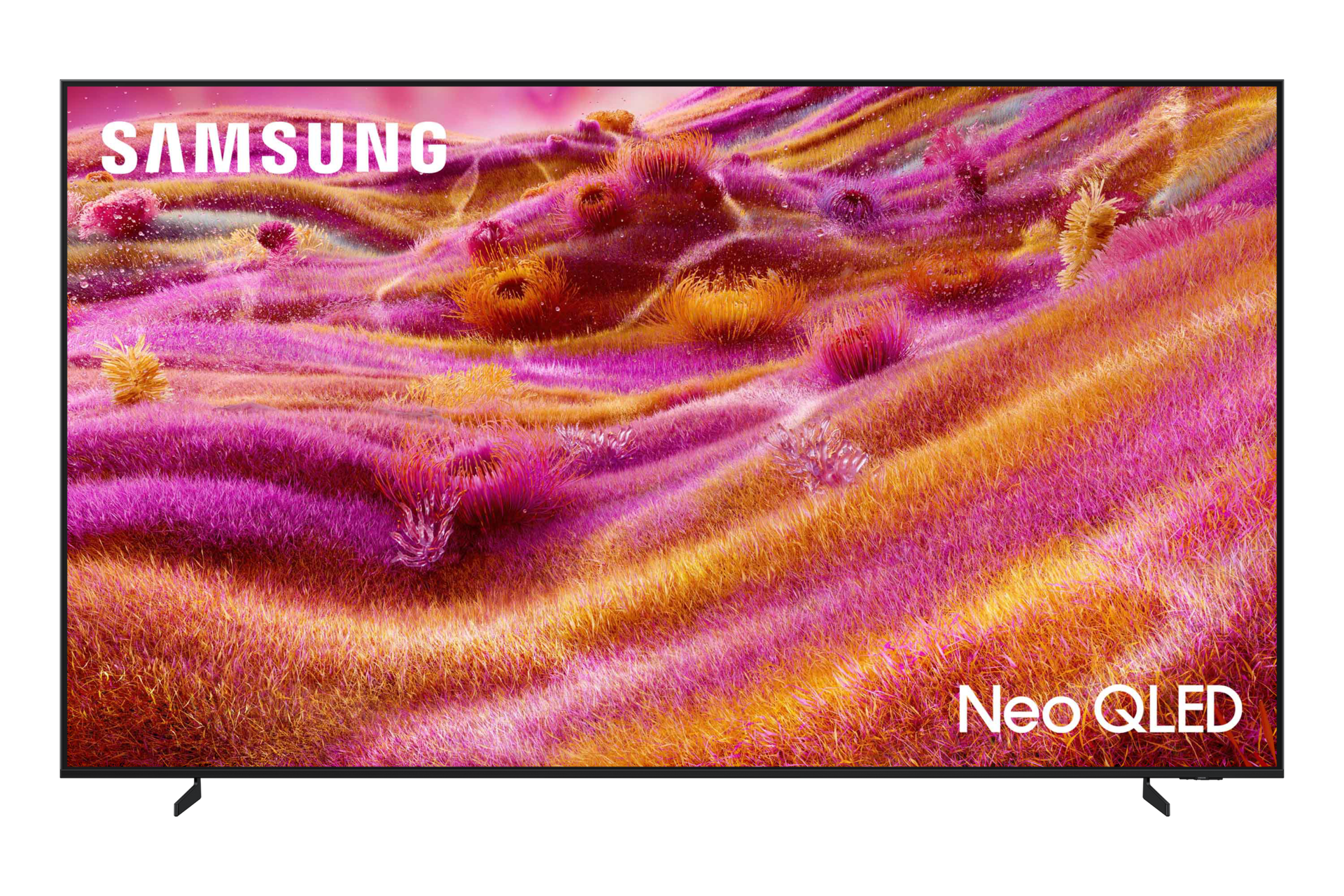 115" Neo QLED QN90F 4K Samsung Vision AI Smart TV (2025) Front2 Black 