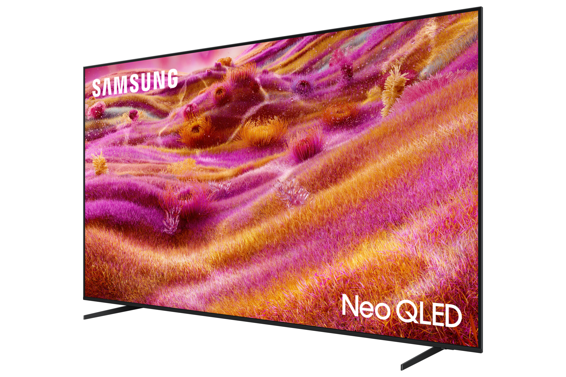 115" Neo QLED QN90F 4K Samsung Vision AI Smart TV (2025) R-Perspective1 Black 