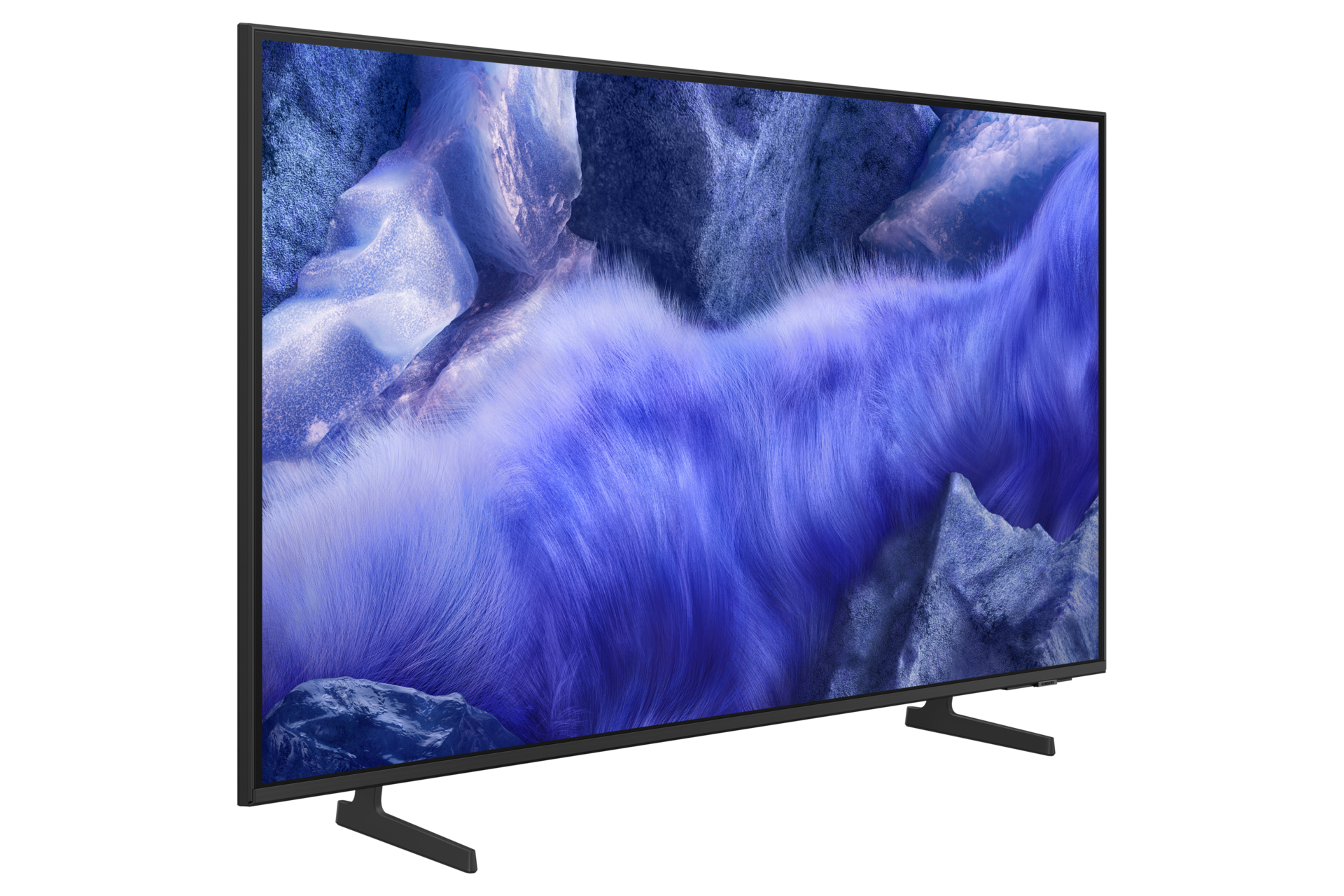 {Size}" QLED QEF1 4K Samsung Vision AI Smart TV (2025) L-Perspective Titanium Gray 