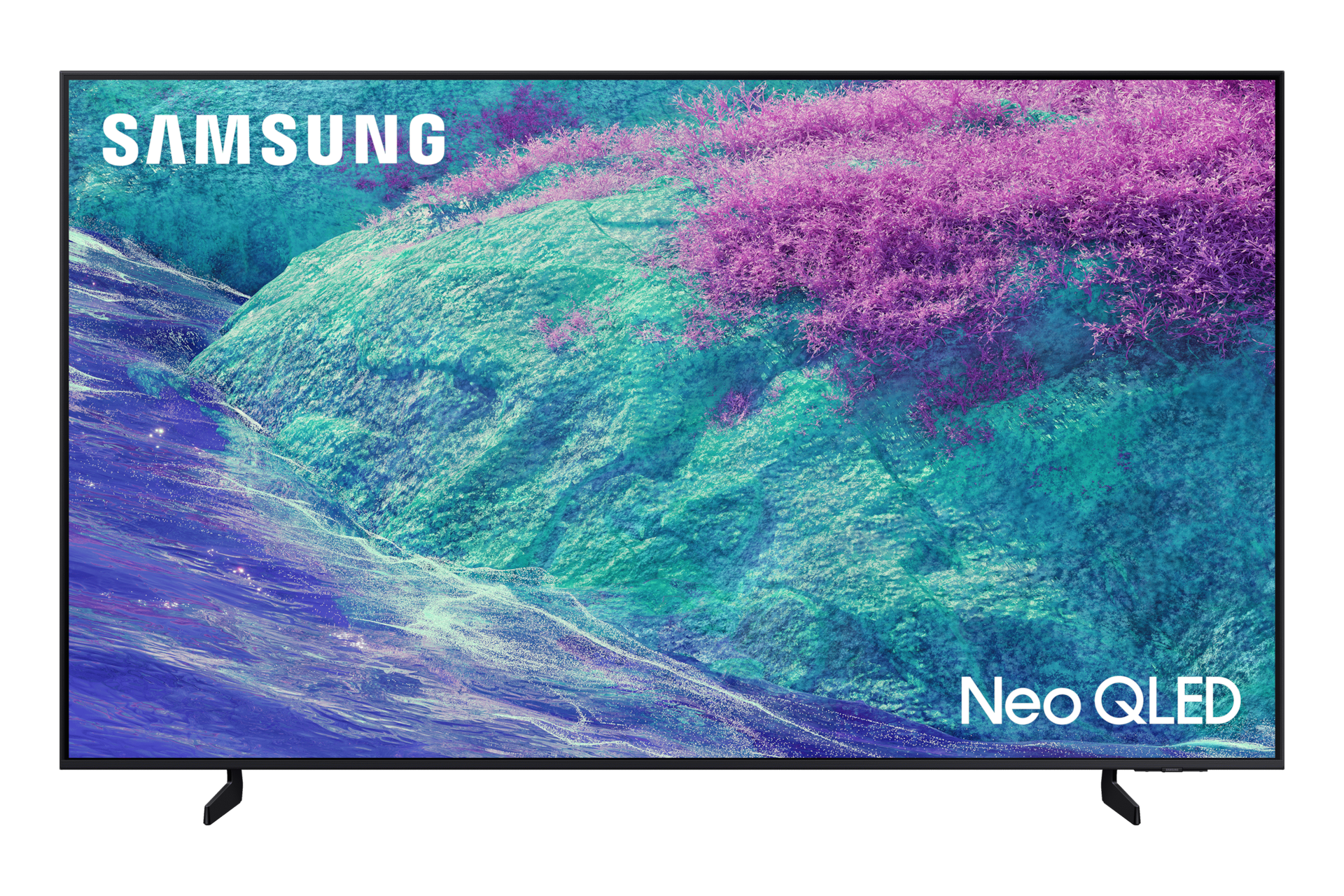 {size}" Neo QLED QN1EF 4K Samsung Vision AI Smart TV (2025) Front2 Black 