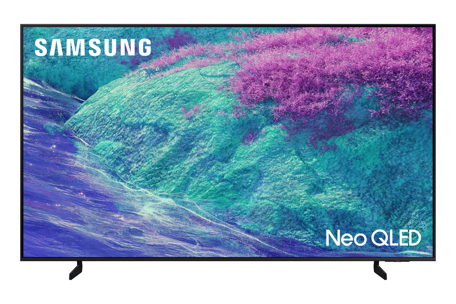 {size}" Neo QLED QN1EF 4K Samsung Vision AI Smart TV (2025) Front2 Black 