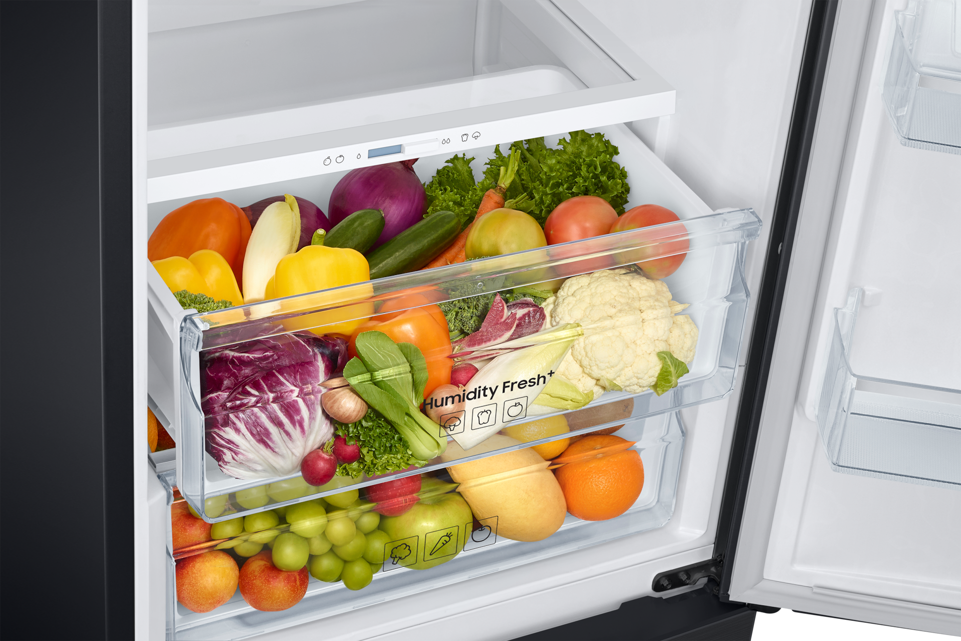 RB5000A Bottom Freezer Refrigerator with All-around Cooling and Humidity Fresh+_RB37A5411 Detail1 Black 