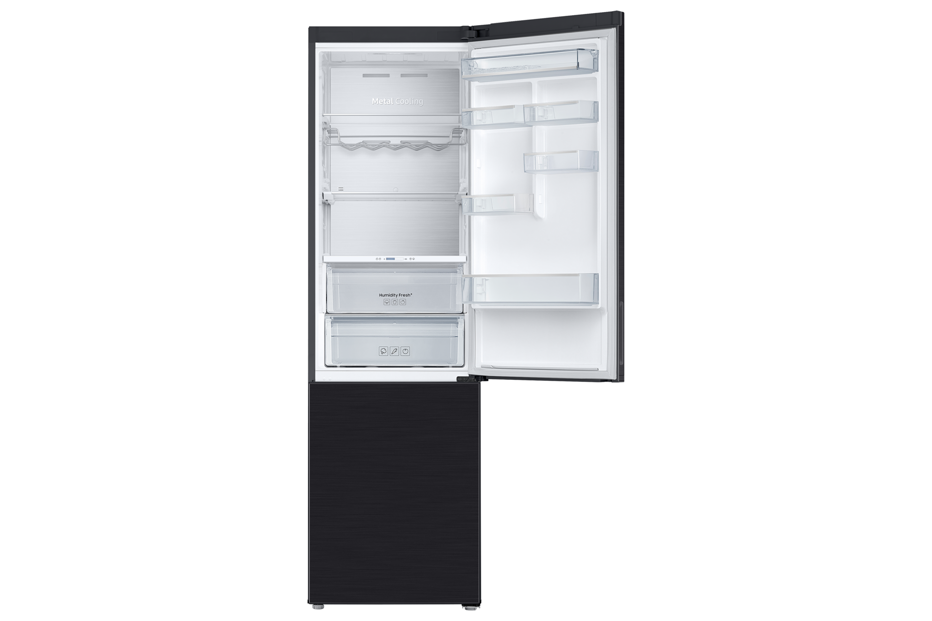 RB5000A Bottom Freezer Refrigerator with All-around Cooling and Humidity Fresh+_RB37A5411 Dynamic1 Black 