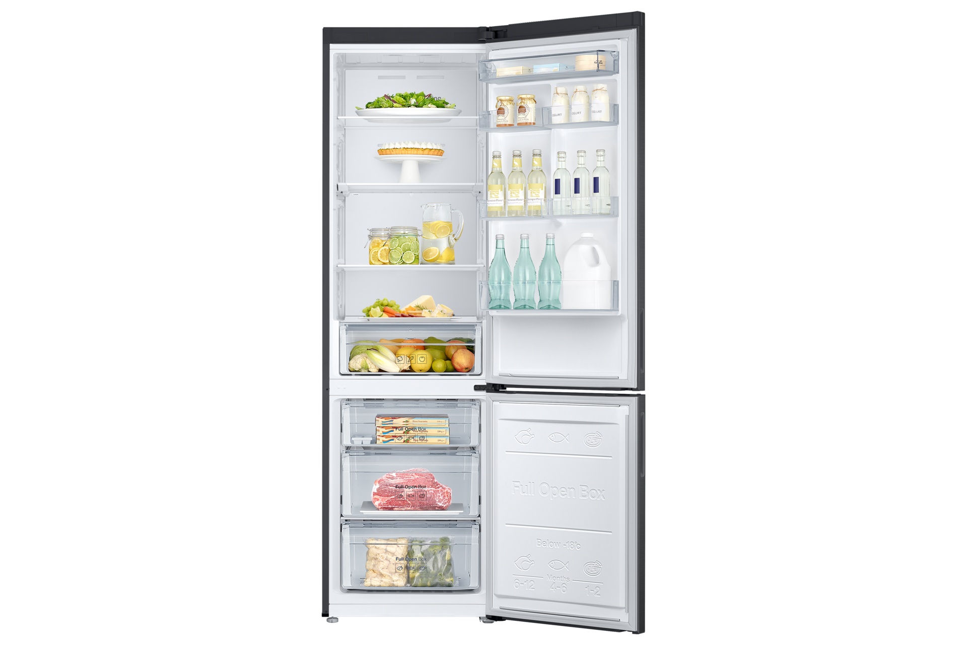 front-open-with-food Black