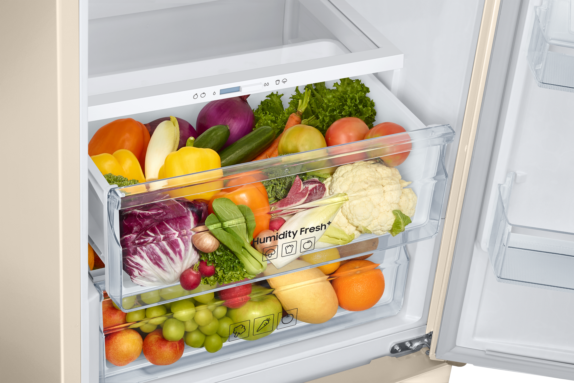 RB5000A Bottom Freezer Refrigerator with All-around Cooling and Humidity Fresh+_RB37A5411 Detail1 Beige 