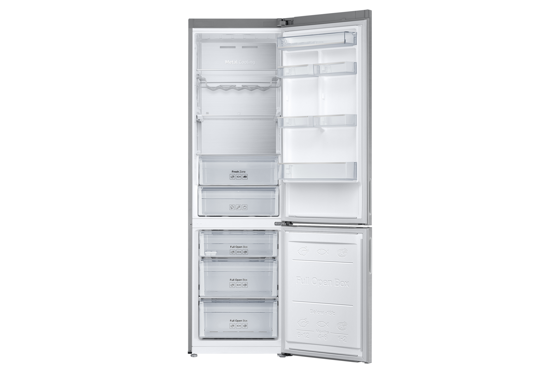RB37A5291B1/WT Front-Open Silver 