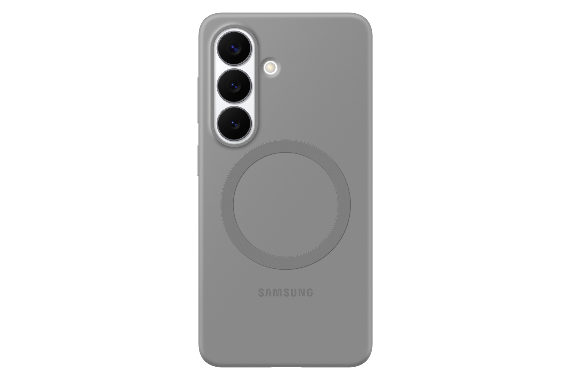 Чехол-накладка Silicone Magnet Case S26 Front Gray 