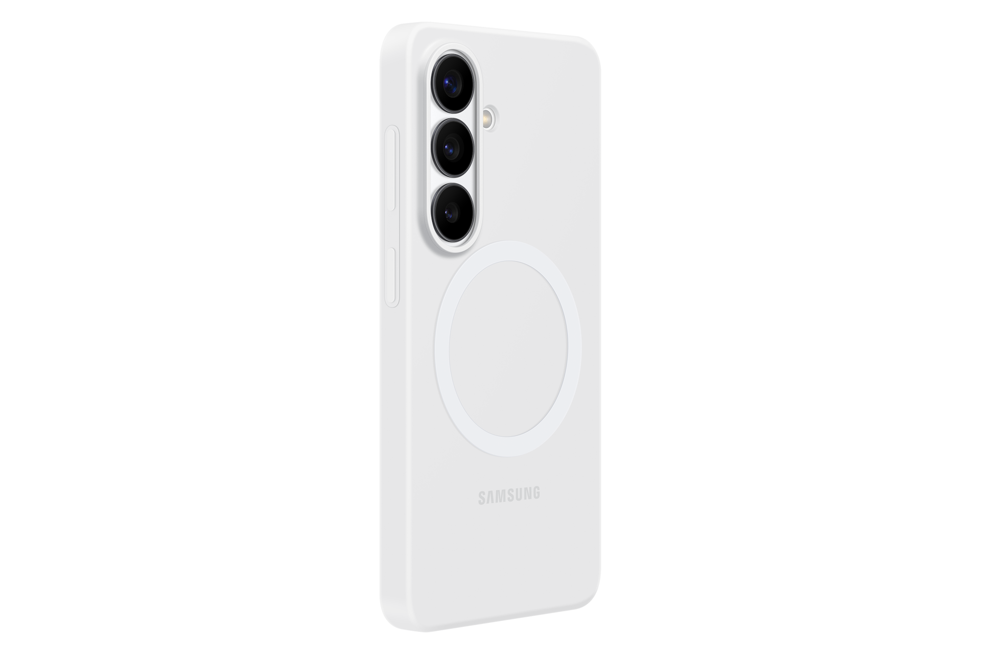Чехол-накладка Silicone Magnet Case S26 Dynamic White 