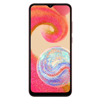 Смартфон Samsung Galaxy A04e SM-A042FZCDSER 32ГБ медный фото спереди
