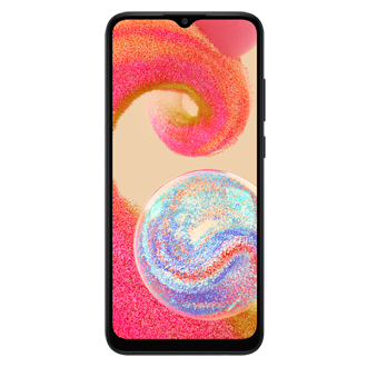 Смартфон Samsung Galaxy A04e SM-A042FZKDSER 32ГБ чёрный фото спереди