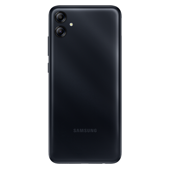 Смартфон Samsung Galaxy A04e SM-A042FZKHSER 64 ГБ чёрный фото сзади