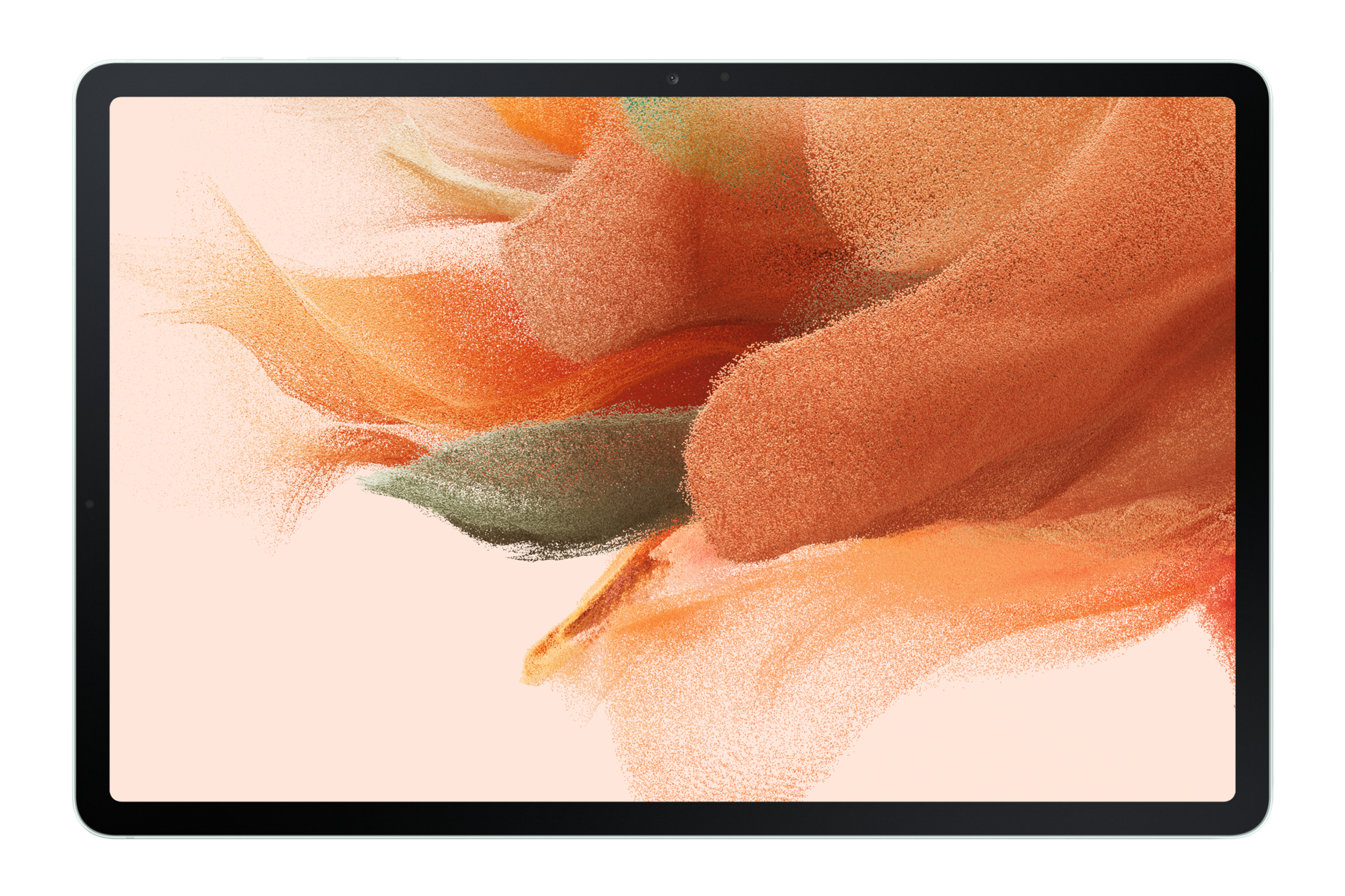 Планшет Samsung Galaxy Tab S7 FE WIFI SM-T733NLGESER зеленый фото горизонтально спереди