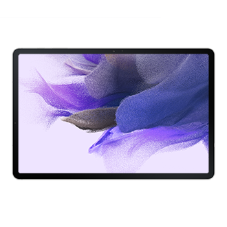 Планшет Samsung Galaxy Tab S7 FE WIFI SSM-T733NZSASER серебряный фото горизонтально спереди