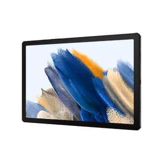 Планшет Samsung Galaxy Tab A8 WiFi SM-X200NZAFSER Darkgray фото горизонтально под углом справа