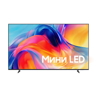 {size}" Mini LED M70H 4K Samsung Vision AI Smart TV (2026) Front Black 