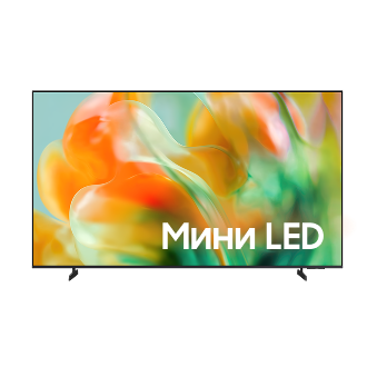 {size}" Mini LED M80H 4K Samsung Vision AI Smart TV (2026) Front Black 