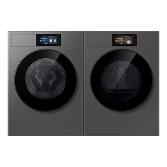 Front loading Washer Smart Screen and On Device Bixby 11kg_WF90H11C4SLP Front-Pair Gray 