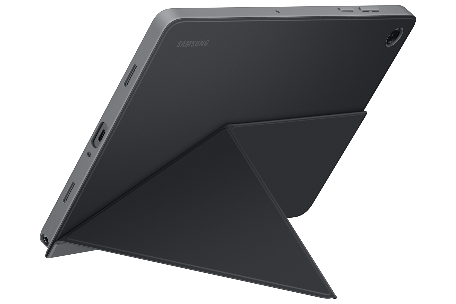 غطاء Book Cover للجهاز اللوحي Galaxy Tab A11+‎ باللون الأسود من زاوية ديناميكية2 