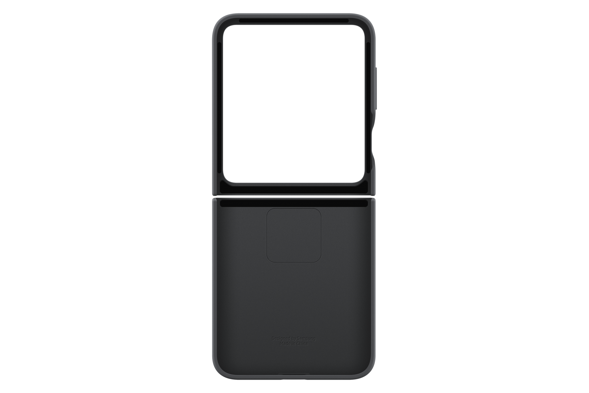غطاء سيليكون خاص بهاتف Galaxy Z Flip6 Back Black 