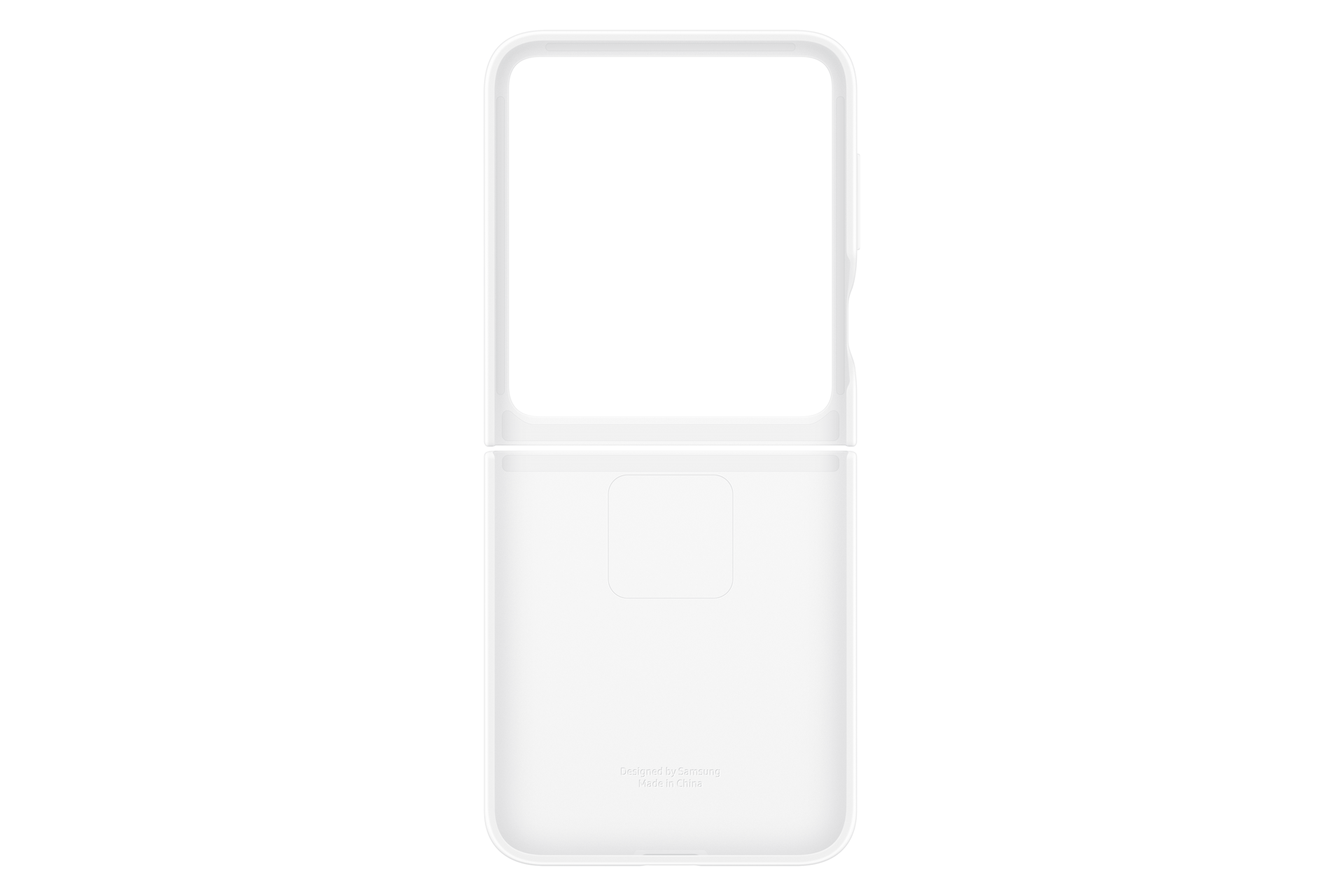 غطاء سيليكون خاص بهاتف Galaxy Z Flip6 Back White 