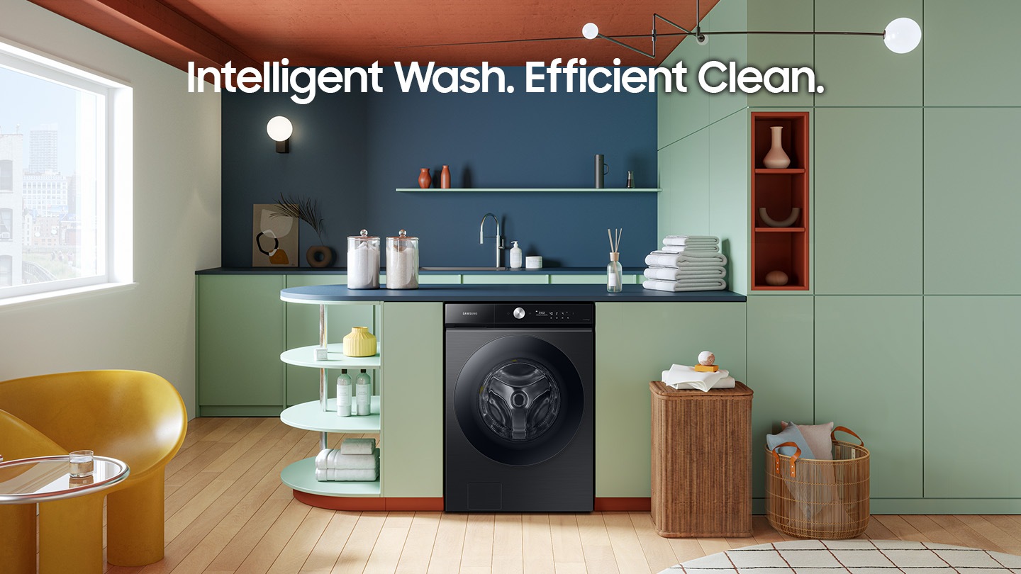 WD6000BK is installed in the laundry room.
