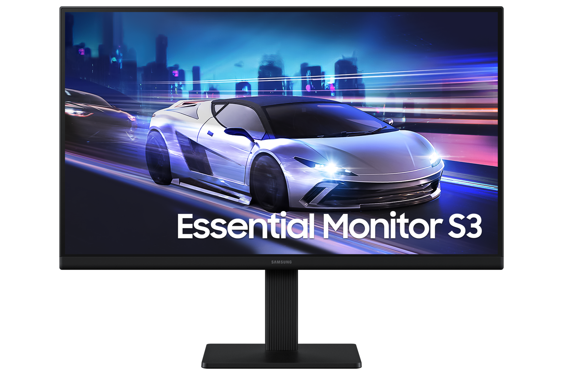 شاشة Essential Monitor S3 S32GF مقاس 22 بوصة بدقة Full HD ومعدل تحديث 120 هرتز - الواجهة الأمامية (1) - أسود 