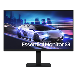 شاشة Essential Monitor S3 S32GF مقاس 22 بوصة بدقة Full HD ومعدل تحديث 120 هرتز - الواجهة الأمامية (1) - أسود 