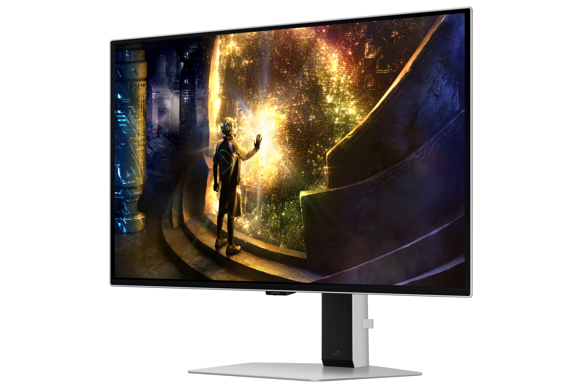 27" Odyssey OLED G6 G61SD QHD R-perspective Silver 