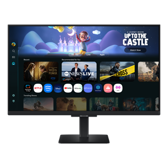 27"/32" Smart Monitor M5 M50F FHD (Black) Front2 Black 