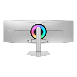 49" Odyssey OLED G9 G93SC Back1 Light Gray 
