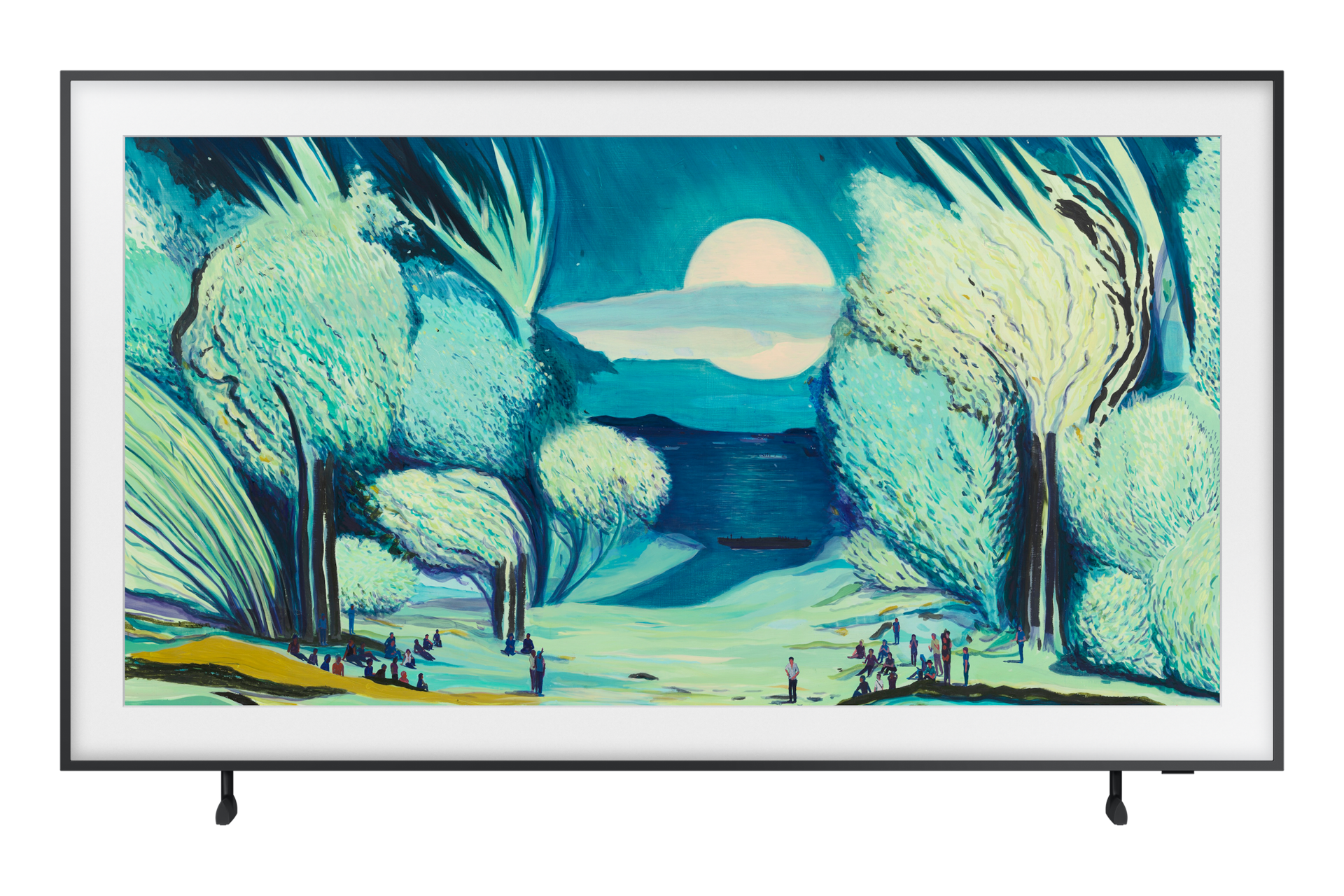 {size}" The Frame 4K Samsung Vision AI Smart TV (2025) Front2 Black 