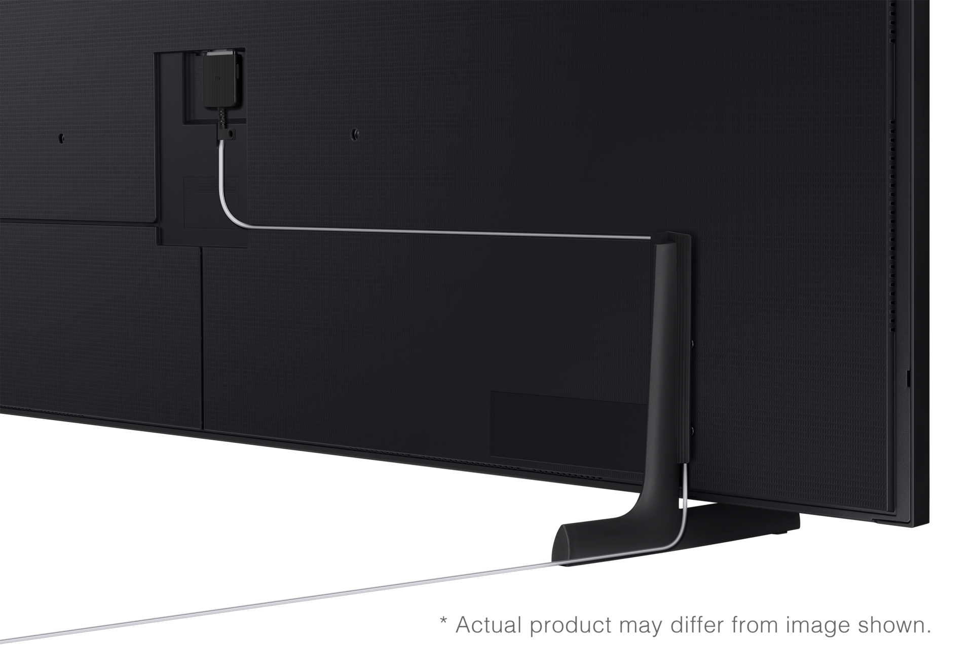 {size}" The Frame 4K Samsung Vision AI Smart TV (2025) Detail-Back Black 
