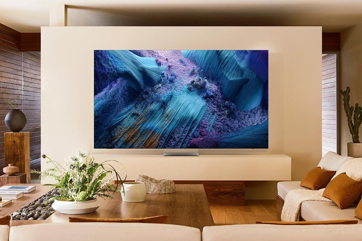 تلفزيون ذكي Neo QLED طراز QN990F مقاس 75 بوصة بدقة 8K معزز بتقنية Samsung Vision AI (إصدار عام 2025) Graphite