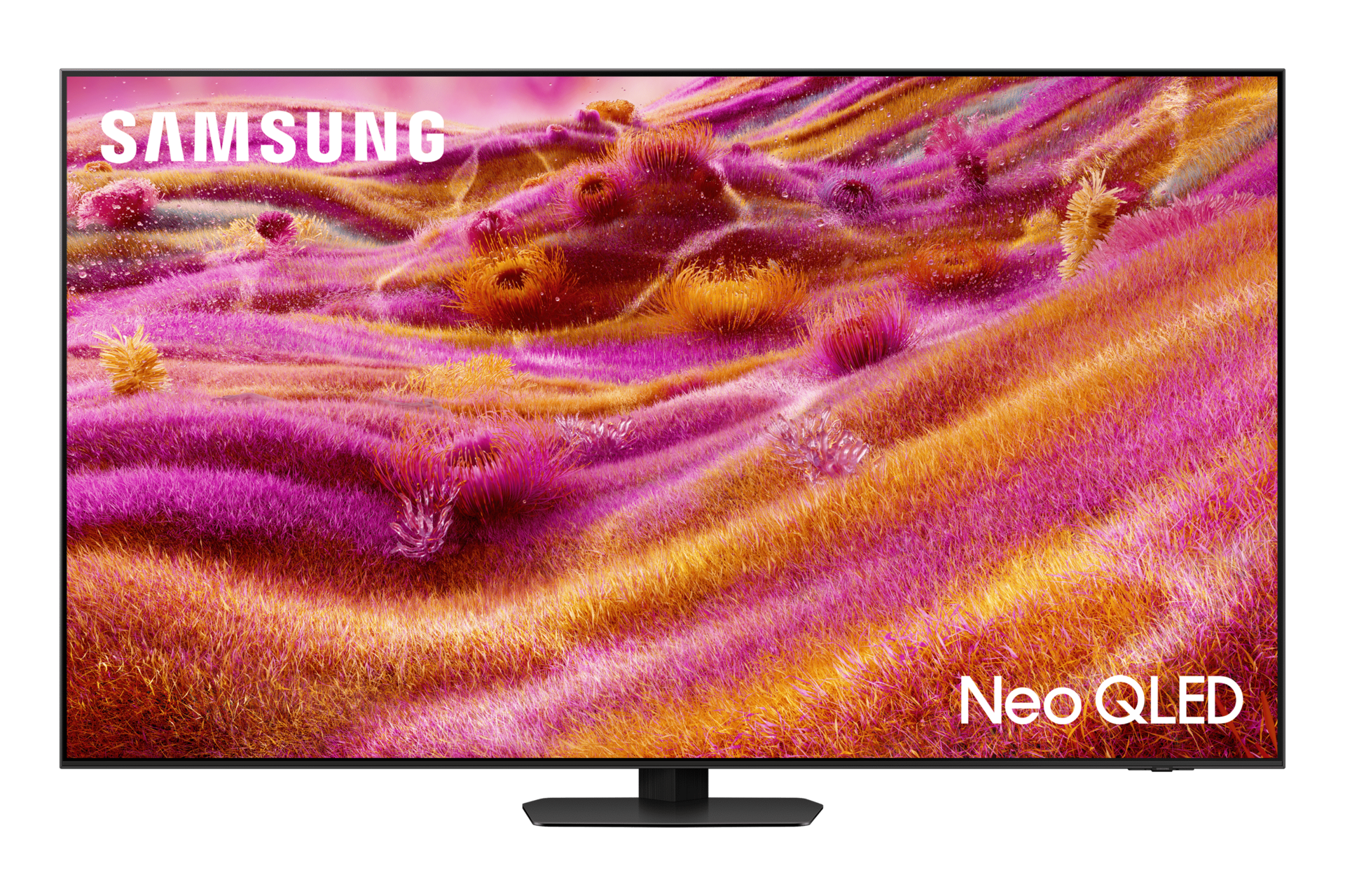 {size}" Neo QLED QN90F 4K Samsung Vision AI Smart TV (2025) Front2 Black 