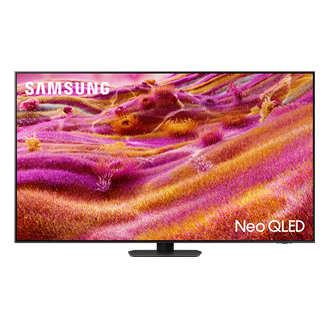 {size}" Neo QLED QN90F 4K Samsung Vision AI Smart TV (2025) Front2 Black 