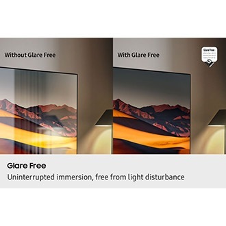 تلفزيون ذكي Neo QLED طراز QN990F مقاس 85 بوصة بدقة 8K معزز بتقنية Samsung Vision AI (إصدار عام 2025) Graphite
