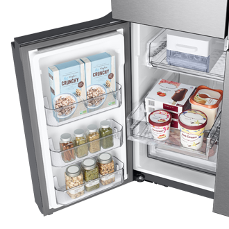 freezer-sliding-shelf-detail Silver