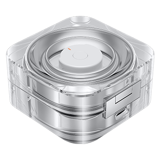 closed-wo--ring Titanium Silver