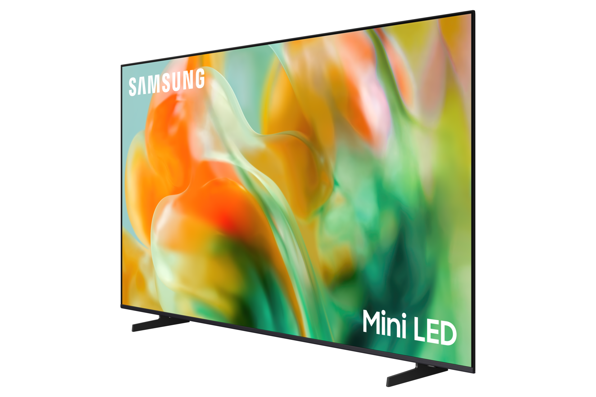 تلفزيون ذكي Samsung Vision AI (2026) مقاس 55 بوصة بدقة 4K وتقنية Mini LED وطراز M80H، من منظور أيمن-2، أسود 