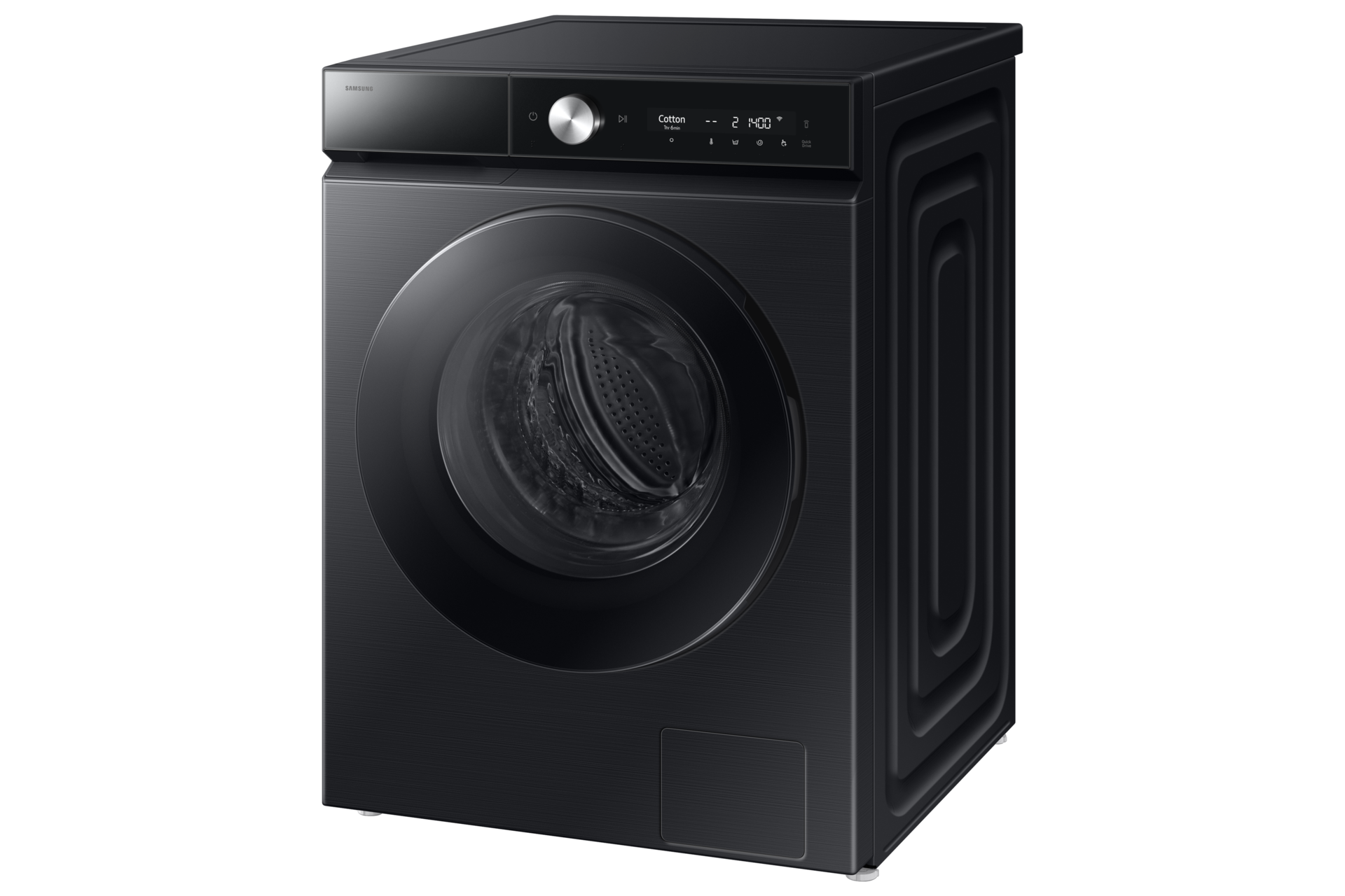 11kg WW8400D Front load Washer with SmartThings AI Energy Mode and A-XX% Extra Energy Efficiency R-Perspective Black 