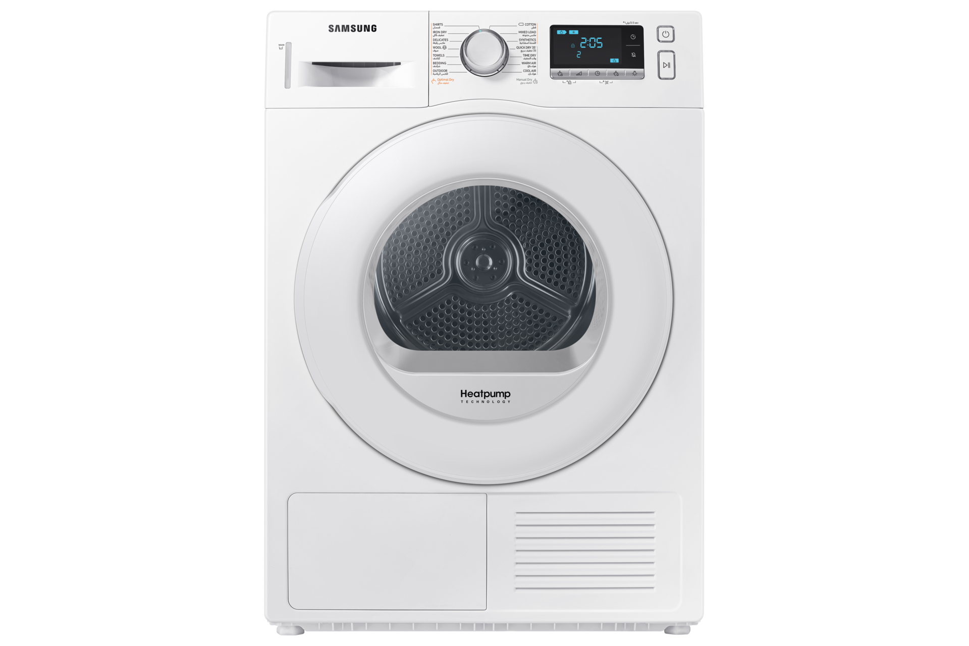 Secadora Samsung 9Kg Heatpump Dv90Ta040Be/Zs