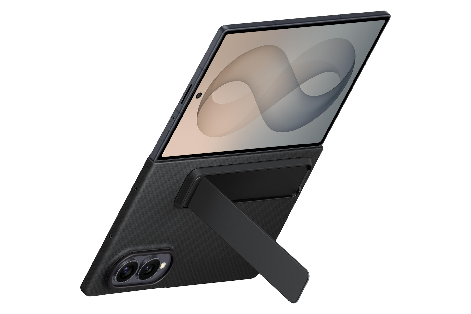 Galaxy Z Fold8 Carbon Standing Case Dynamic Black 