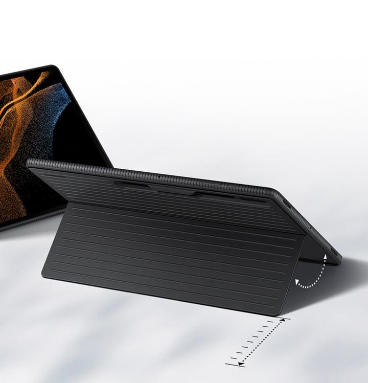 Buy Galaxy Tab S8 Ultra Protective Cover - Black | Samsung KSA