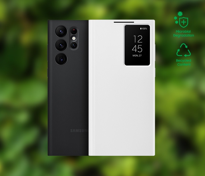 Galaxy S22+ Smart Clear View Cover Black Samsung KSA