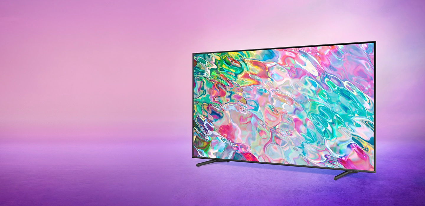 Q70B displays intricately blended color graphics which demonstrate long-lasting colors of Quantum Dot technology.