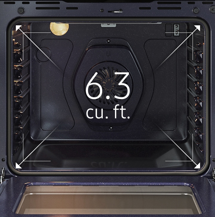 Horno de gran capacidad 6,3 cu.ft