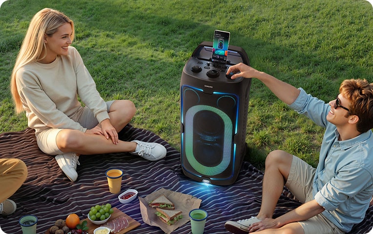 Closeup of Sound Tower outdoor