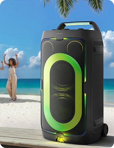 Closeup of Sound Tower outdoor