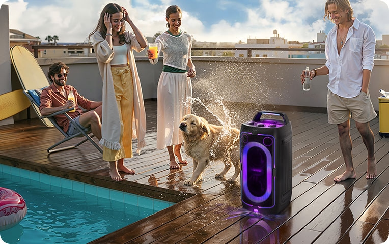 Closeup of Sound Tower outdoor