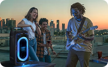 Closeup of Sound Tower outdoor